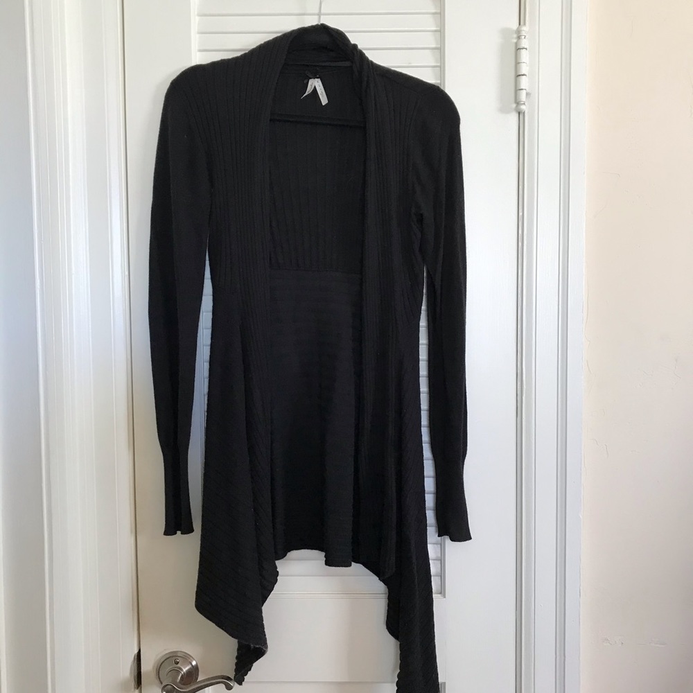 Black cardigan